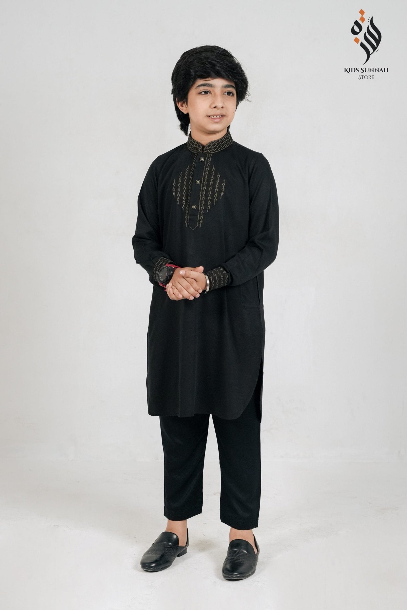 Kids’ Sensational Onyx Black Kabli Set