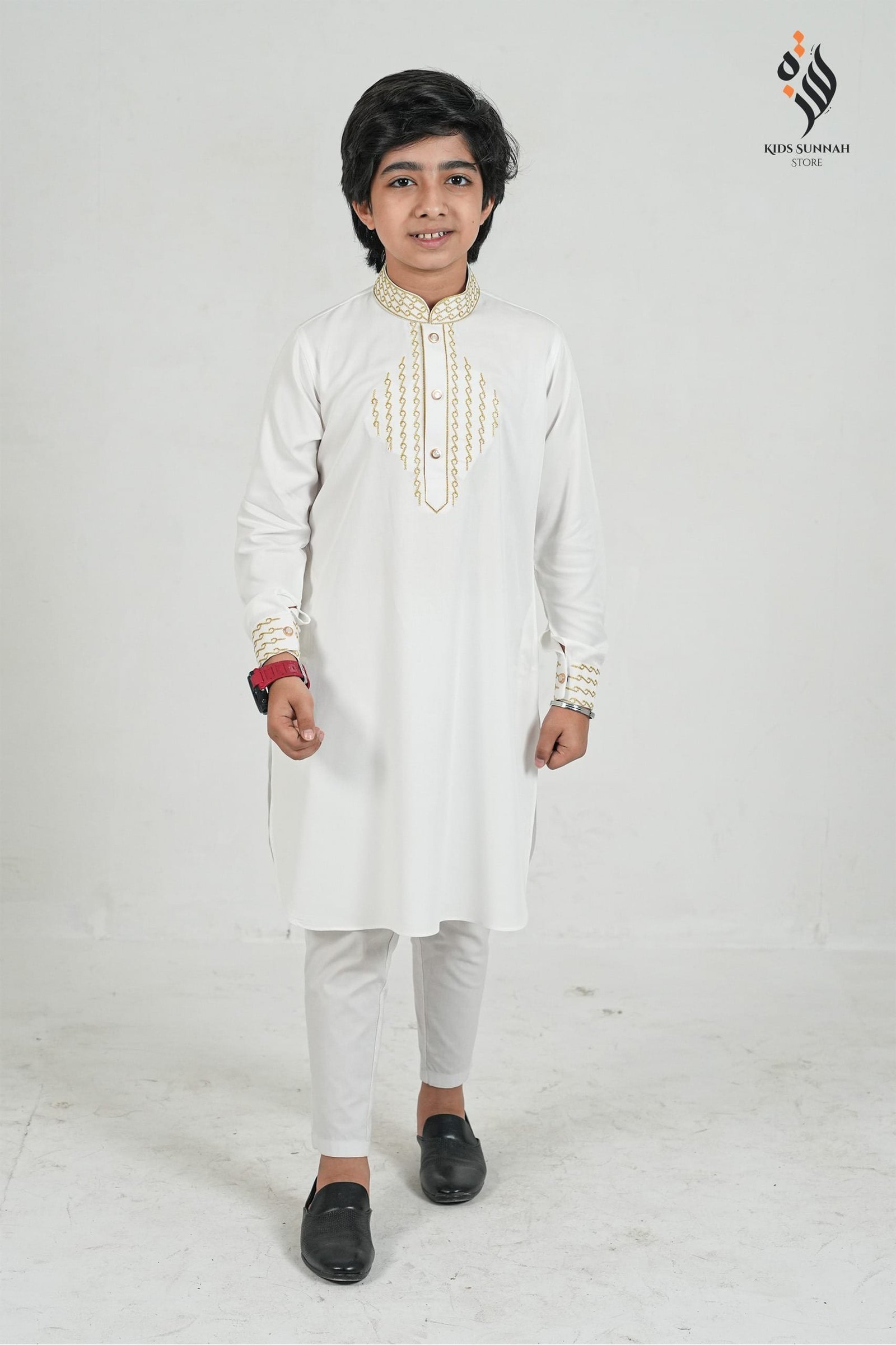 Kids' Sensational Ivory Kabli Set