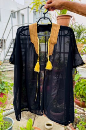 Kids Royal Abaya in Black