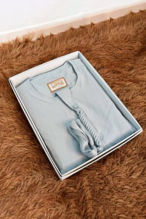 Premium Emirati Kandura Thobe in White Mint