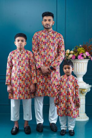 Father & Son Magnificent Signature Style Panjabi
