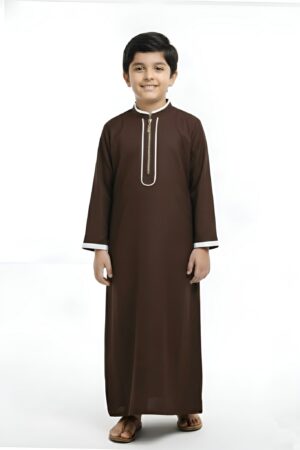 Sultan Coffee Royale Jubba & Pajama Set - 32 ( 6 - 7 Years )